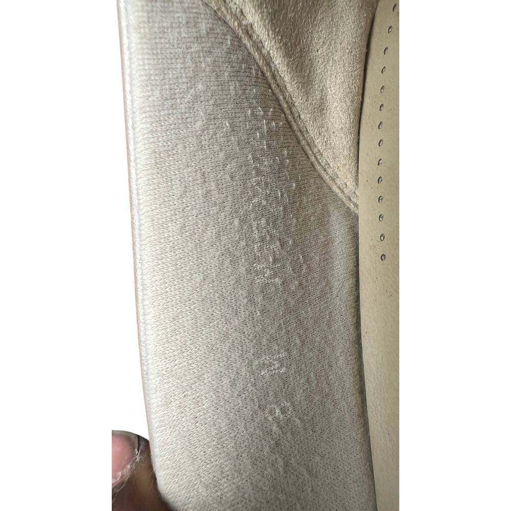 ✨SAS Tripad Flats 8M Ivory Wedding Guest Low Heel Comfort Footbed Made USA Chic - Picture 10 of 11